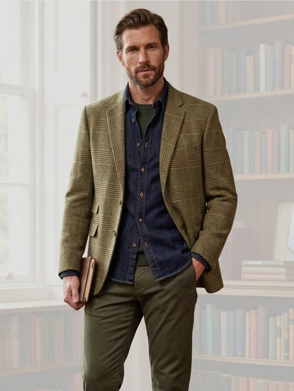 VTG Eagle Clothes New York Tweed Plaid Blazer Sport Coat | Hand Tailored